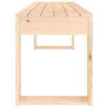 tömör fenyőfa kerti pad 110x38x45 cm