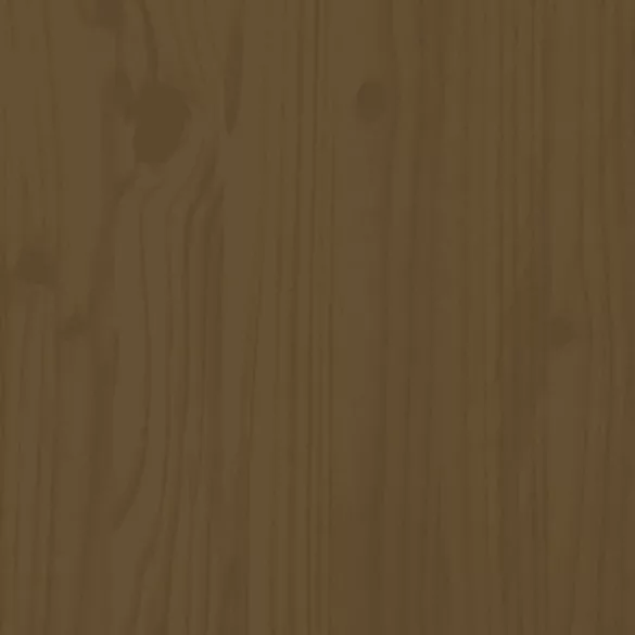 mézbarna tömör fenyőfa szemeteskuka tároló 84x90x128,5 cm