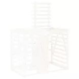 fehér tömör fenyőfa szemeteskuka tároló hosszabbító