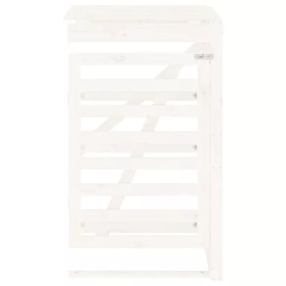 fehér tömör fenyőfa szemeteskuka tároló hosszabbító