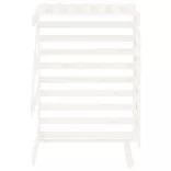 fehér tömör fenyőfa szemeteskuka tároló hosszabbító