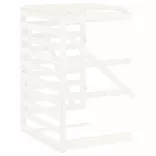 fehér tömör fenyőfa szemeteskuka tároló hosszabbító