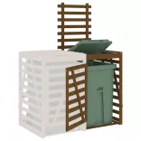 mézbarna tömör fenyőfa szemeteskuka tároló hosszabbító