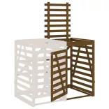 mézbarna tömör fenyőfa szemeteskuka tároló hosszabbító