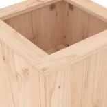 tömör fenyőfa növénytartó pad 184,5x39,5x56,5 cm