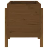 mézbarna tömör fenyőfa növénytartó 62x50x57 cm