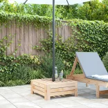 tömör fenyőfa napernyőtalp-burkolat