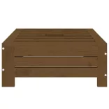 mézbarna tömör fenyőfa napernyőtalp-burkolat