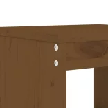 2 db mézbarna tömör fenyőfa bárszék 40x36x75 cm