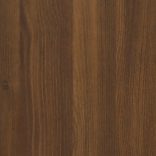 barna tölgyszínű szerelt fa étkezőasztal 80 x 80 x 75 cm