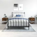 2 db füstös tölgy színű szerelt fa éjjeliszekrény 34x35,5x45 cm