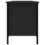 fekete szerelt fa TV-szekrény 102x35x45 cm