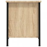 sonoma tölgyfa ajtós TV-szekrény 60 x 35 x 45 cm redőzött fa