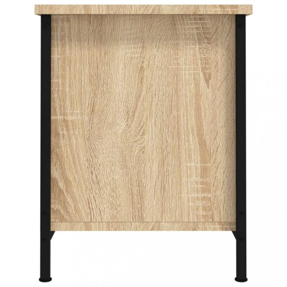 sonoma tölgyfa ajtós TV-szekrény 60 x 35 x 45 cm redőzött fa