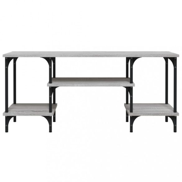 szürke sonoma színű szerelt fa TV-szekrény 102x35x45,5 cm