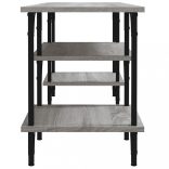 szürke sonoma színű szerelt fa TV-szekrény 102x35x45,5 cm