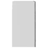 “Lyon” szürke sonoma színű szerelt fa függő üvegszekrény