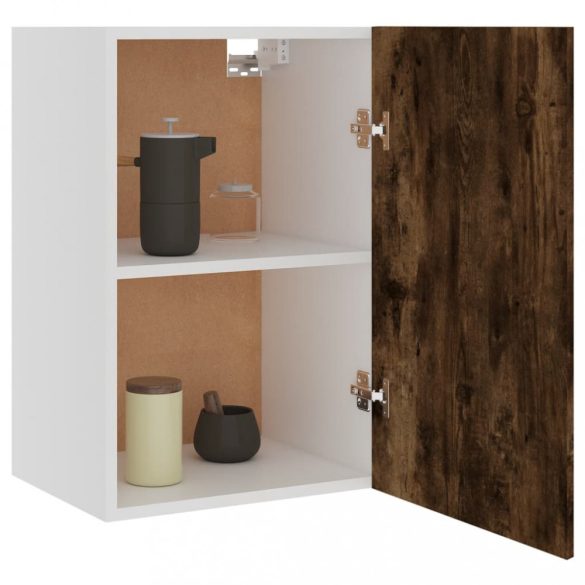 “Lyon” füstös tölgy színű szerelt fa függőszekrény