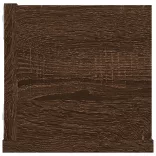 barna tölgy színű szerelt fa fali CD-polc 100 x 18 x 18 cm