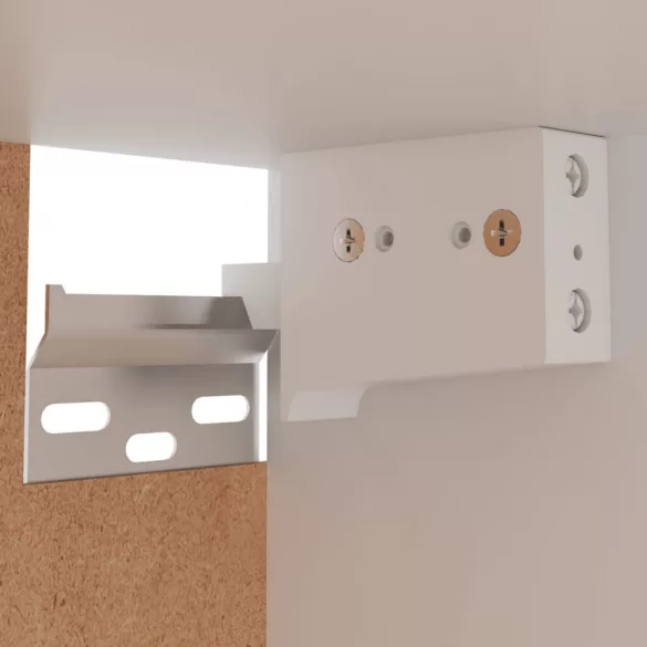 “Lyon” szürke sonoma színű szerelt fa függőszekrény