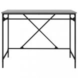 szürke sonoma színű szerelt fa íróasztal 100x50x75 cm