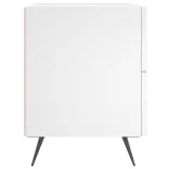 fehér szerelt fa éjjeliszekrény 40 x 35 x 47,5 cm