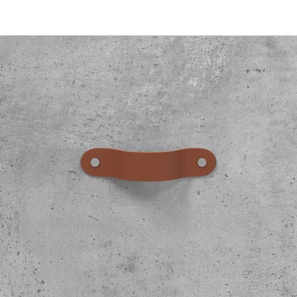 betonszürke szerelt fa éjjeliszekrény 40 x 35 x 47,5 cm