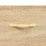 2 db sonoma tölgy színű szerelt fa éjjeliszekrény 40x35x47,5 cm