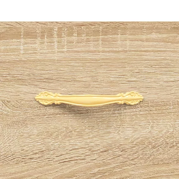 2 db sonoma tölgy színű szerelt fa éjjeliszekrény 40x35x47,5 cm