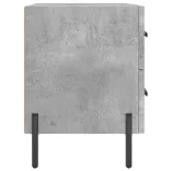 betonszürke szerelt fa éjjeliszekrény 40 x 35 x 47,5 cm