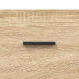 2 db sonoma tölgy színű szerelt fa éjjeliszekrény 40x35x47,5 cm