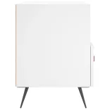 fehér szerelt fa éjjeliszekrény 40 x 35 x 47,5 cm