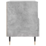 2 db betonszürke szerelt fa éjjeliszekrény 40 x 35 x 47,5 cm