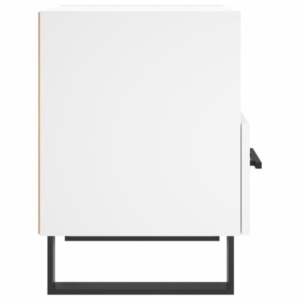 2 db fehér szerelt fa éjjeliszekrény 40 x 35 x 47,5 cm