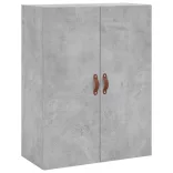 betonszürke fali szekrény 69,5x34x90 cm