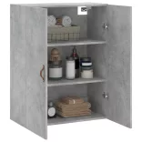 betonszürke fali szekrény 69,5x34x90 cm