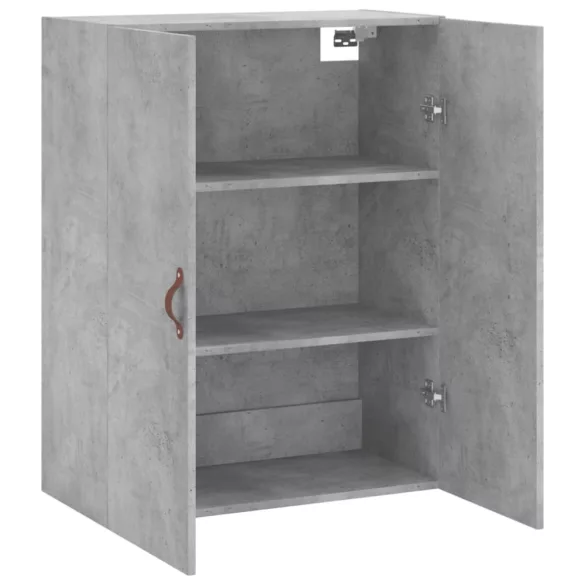 betonszürke fali szekrény 69,5x34x90 cm