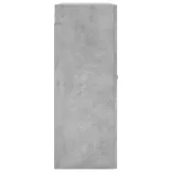betonszürke fali szekrény 69,5x34x90 cm