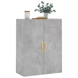 betonszürke fali szekrény 69,5x34x90 cm