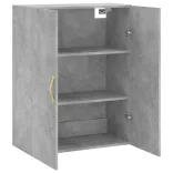 betonszürke fali szekrény 69,5x34x90 cm