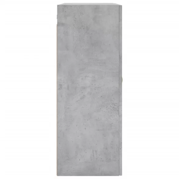 betonszürke fali szekrény 69,5x34x90 cm
