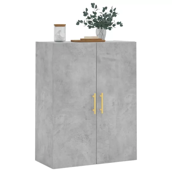 betonszürke fali szekrény 69,5x34x90 cm