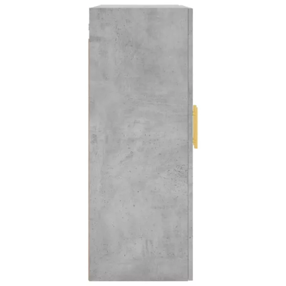betonszürke fali szekrény 69,5x34x90 cm