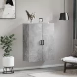 betonszürke fali szekrény 69,5x34x90 cm