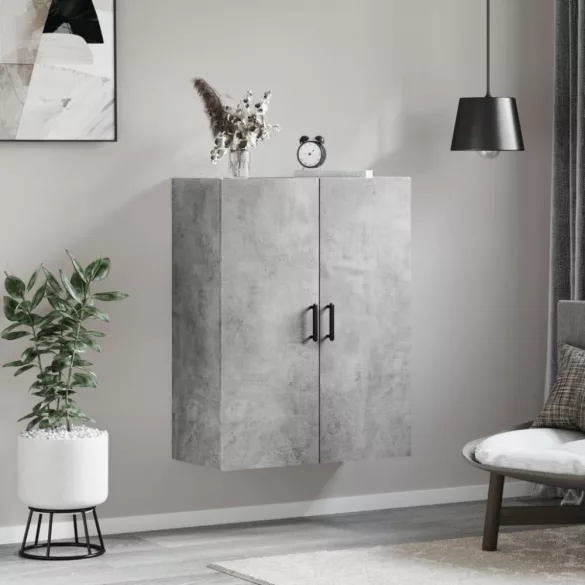 betonszürke fali szekrény 69,5x34x90 cm
