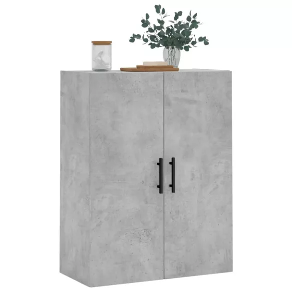 betonszürke fali szekrény 69,5x34x90 cm