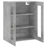 betonszürke fali szekrény 69,5x34x90 cm