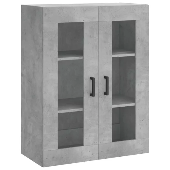 betonszürke fali szekrény 69,5x34x90 cm