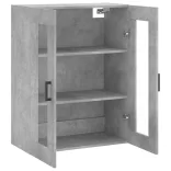 betonszürke fali szekrény 69,5x34x90 cm