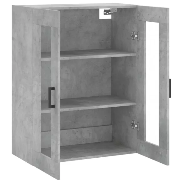 betonszürke fali szekrény 69,5x34x90 cm